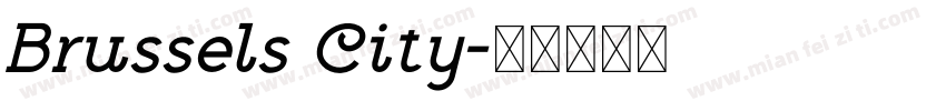Brussels City字体转换